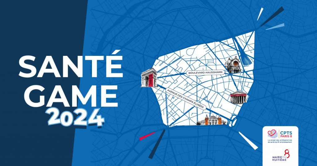 SANTE GAME 2024 : La CPTS Paris 8 vous invite à une balade ludique le 4 juin de 19h30 à 22h !